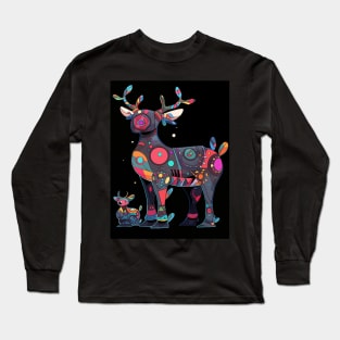 christmas elk3 Long Sleeve T-Shirt